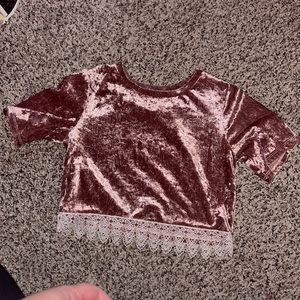 Girls size Medium Nowadays super soft pretty top with gorgeous trim  !!